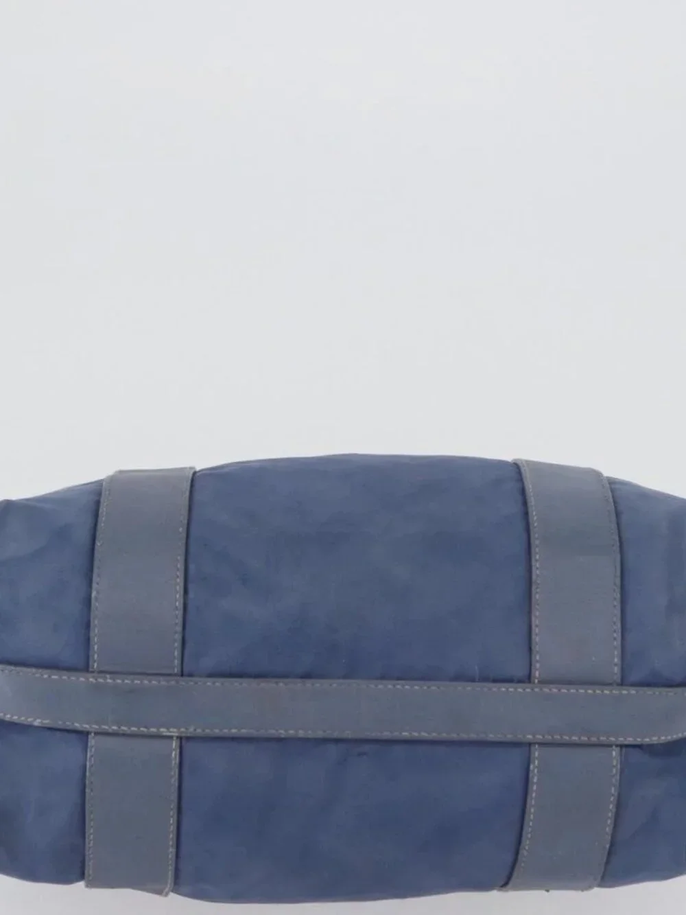 PRADA Hand Bag Nylon Blue Silver Auth mr2051 - Picture 5 of 15